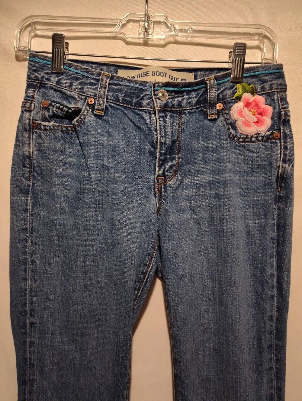 Gap, Low Cut Boot Leg Jeans, Sz 1